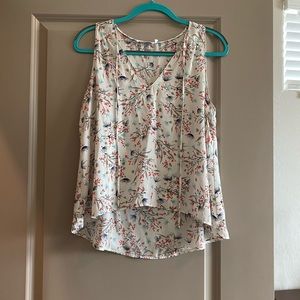 Tank top with tie detail